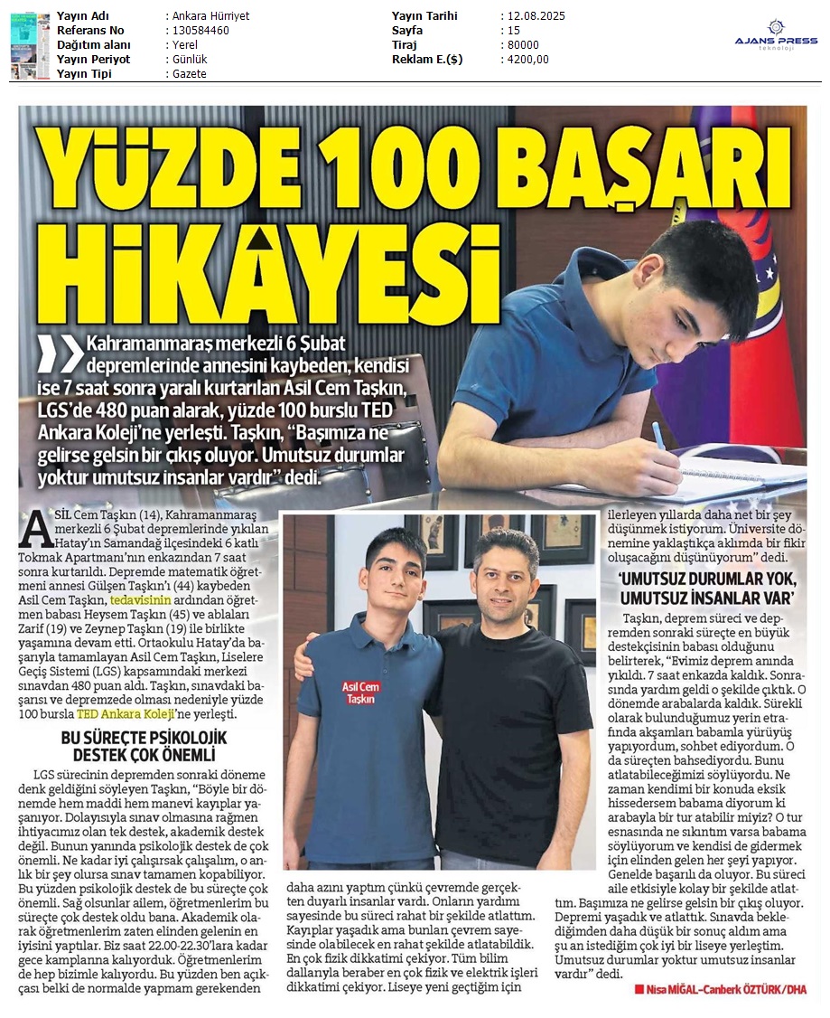 2025 08 12 Ankara Hürriyet Yuzde Basari Hikayesi 130584460 1