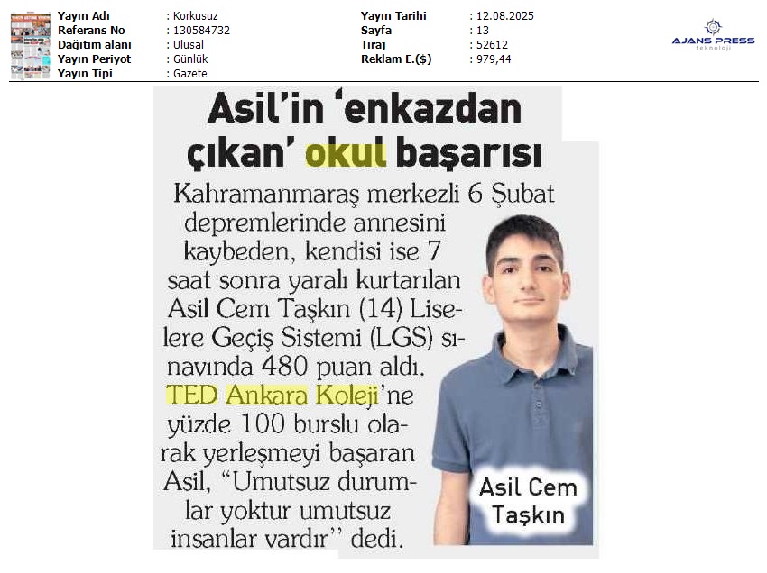 2025 08 12 Korkusuz Asil İn Enkazdan Çikan Okul Başarisi 130584732 1