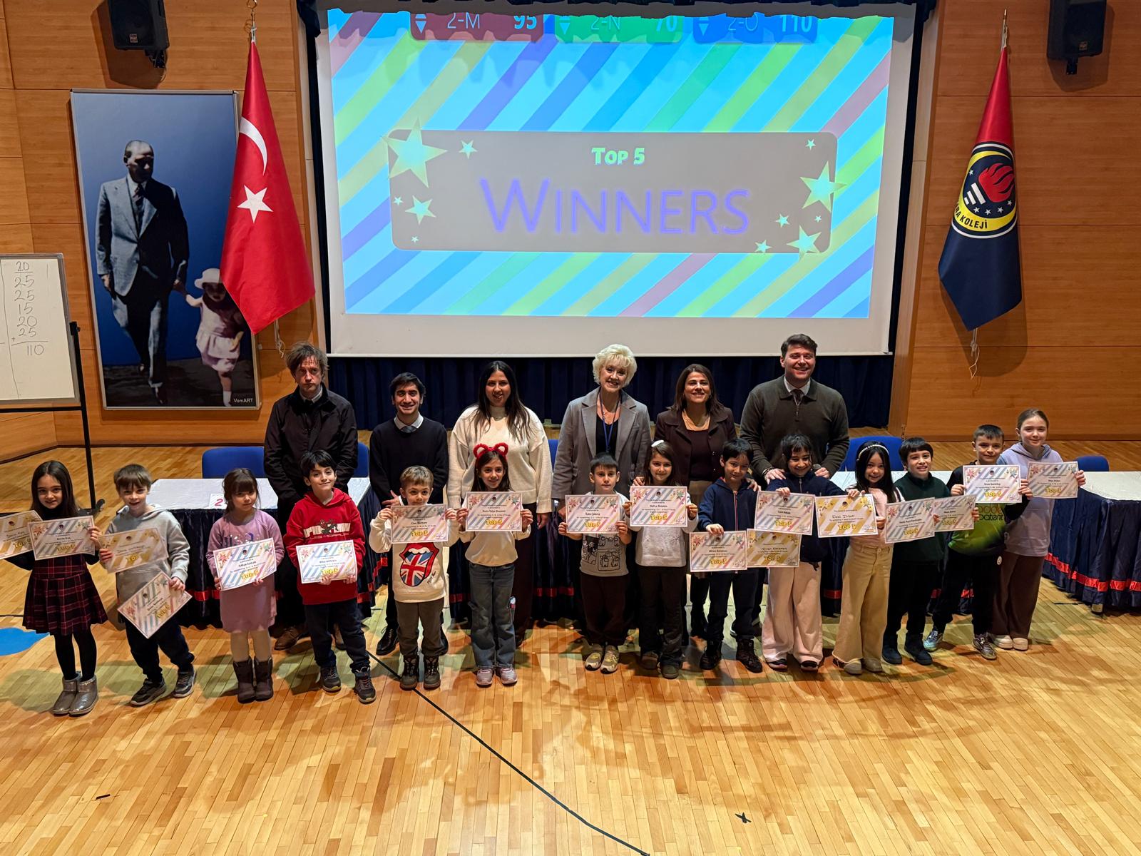 2. Sınıflar İngilizce Yarışması: “TOP 5”