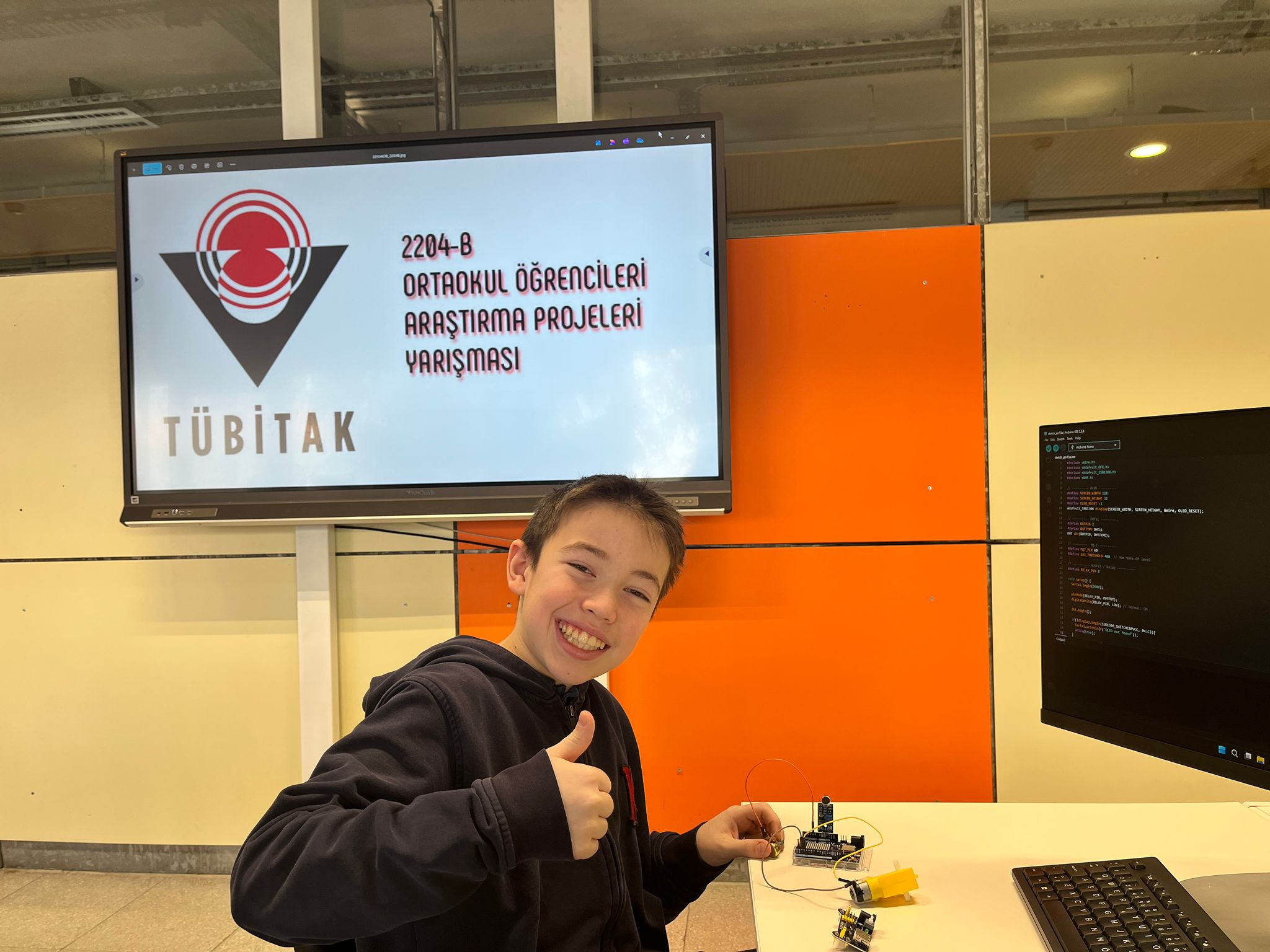 Yazılım Alanı Projemiz TÜBİTAK Bölge Sergisinde 