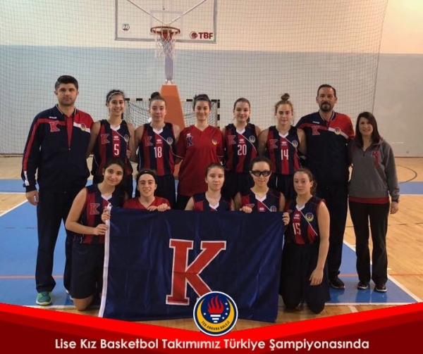 Lise Kız Basketbol Takımımız Türkiye Şampiyonasına Katılmaya Hak Kazandı