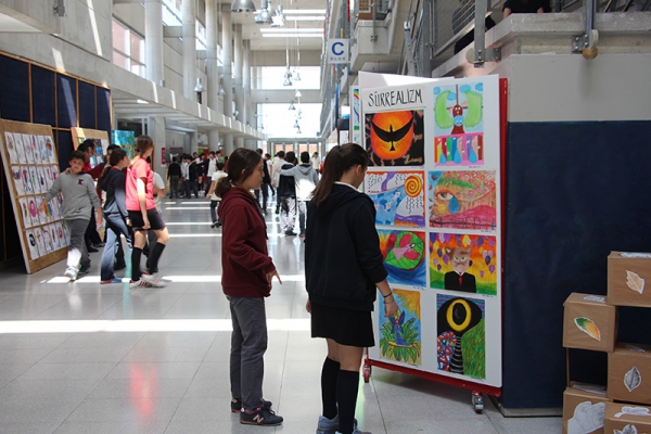 Ortaokul Görsel Sanatlar Sergimiz Ziyarete Açıldı