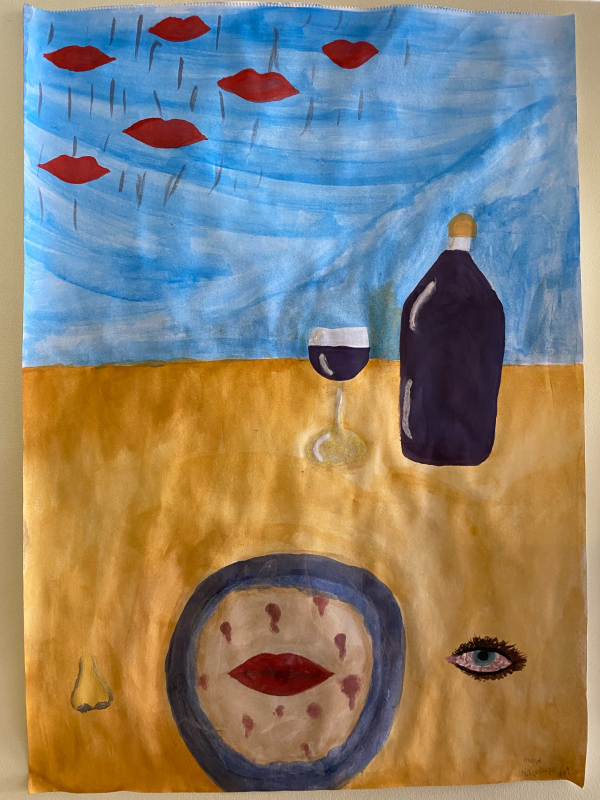 Ortaokul Grafik Tasarımda Konumuz Sürrealist Ressam Rene Magritte