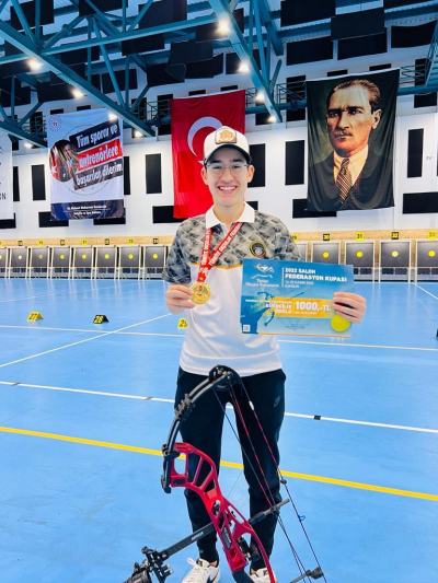 Öğrencimiz Efe Diril Okçuluk Salon Federasyon Kupasında Türkiye Şampiyonu Oldu