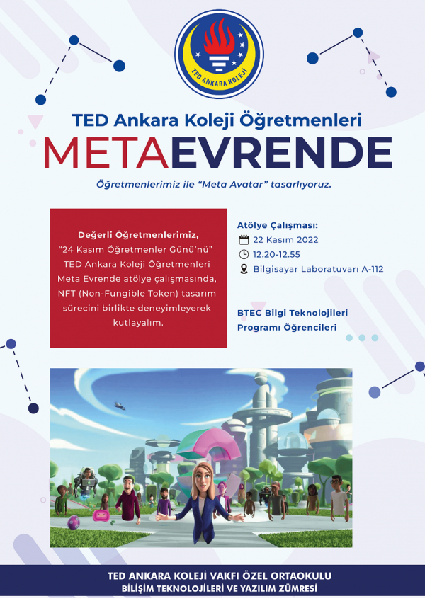 TED Ankara Koleji Öğretmenleri META EVRENDE