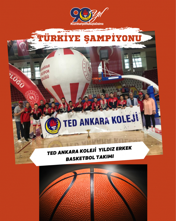 Ortaokul Yıldız Erkek Basketbol Takımımız Türkiye Şampiyonu