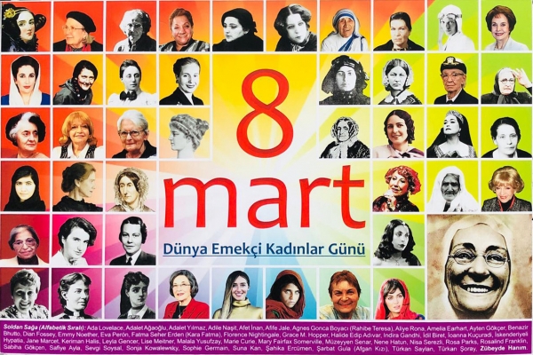 8 Mart Dünya Emekçi Kadınlar Günü'nü Kutladık