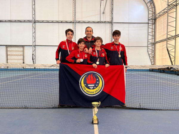 Ortaokul Yıldız Erkek Tenis Takımımız Ankara İkincisi Oldu