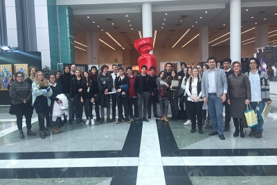 BTEC Öğrencilerimiz Art Ankara 3. Çağdaş Sanatlar Fuarı&#039;nı Ziyaret Etti