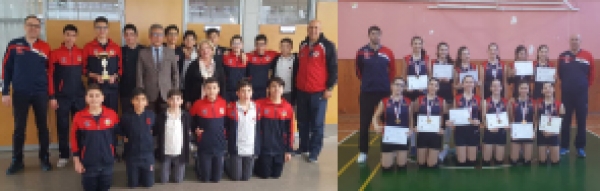 Ortaokul Yıldız Kız ve Erkek Voleybol Takımlarımız Türkiye Yarıfinallerinde