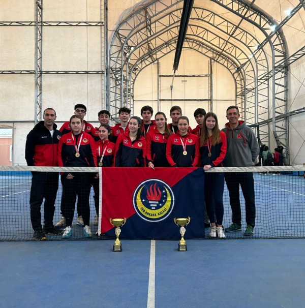 Lise Kız-Erkek Tenis Takımlarımız Ankara Birincisi Oldu