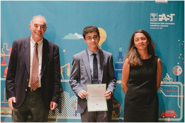 Öğrencimiz Barış Volkan Gürses 27. AB Genç Bilim İnsanları Proje Yarışmasından Ödülle Döndü