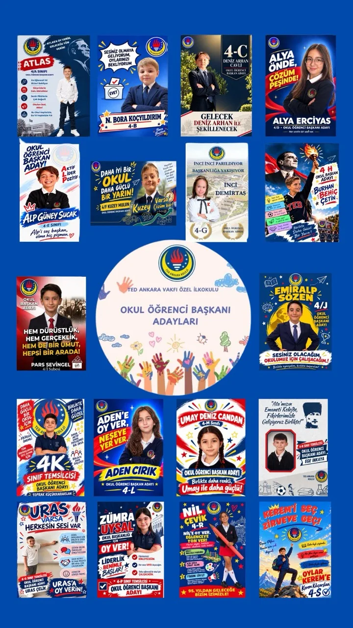 İlkokulumuzda Başkanlık Seçimi Heyecanı
